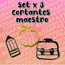 SET 3 CORTANTES MAESTRO 3D